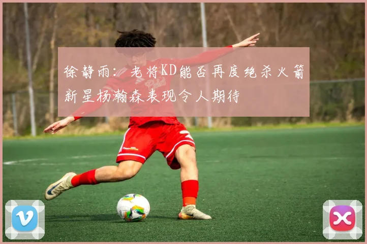 徐静雨：老将KD能否再度绝杀火箭新星杨瀚森表现令人期待